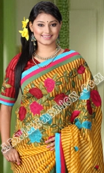 2 Color Andy  & Moslin Dhakai Jamdani Saree, Eid Collection 2014, Saree, Sharee, Sari, Bangladeshi Saree