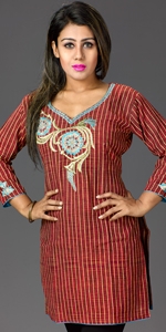 Cotton Short Kameez 