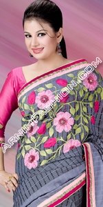 Half Silk Saree Eid Collection 2015, Saree, Sharee, Sari, Bangladeshi Saree