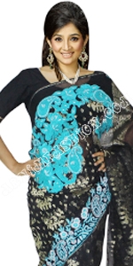 Black Jamdani Saree Black Jamdani Saree