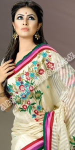 Half Silk Saree Dhakai Jamdani Saree, Eid Collection 2014, Saree, Sharee, Sari, Bangladeshi Saree